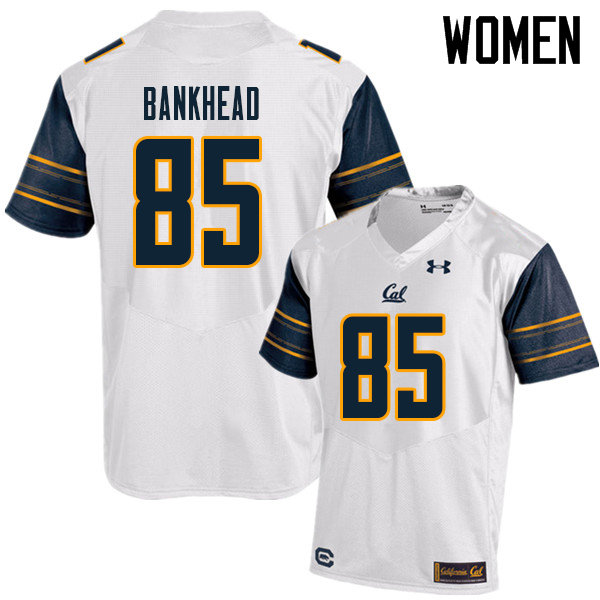 Women #85 Greyson Bankhead Cal Bears UA College Football Jerseys Sale-White - Click Image to Close